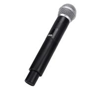 Fabater Faux Accessoires de Microphone, Réplique 1:1 Légère en Métal, Accessoire de Micro Réaliste, Modèle de Microphone pour Simuler la Pratique de la Parole, Les Costumes