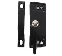 Fabater Fenêtre Sash Lock Cam Action Anti Pry Cam Hook Design pour une sécurité élargie pour la Résidence, 2 Set Casement Window Sash en Zinclegung-alliage en Aluminium (BLACK)
