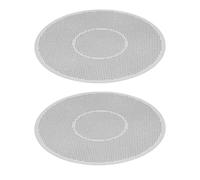 Fabater Filtre de café à Disque en Acier Inoxydable Réutilisable - Filtration Précise - 2 PCS Filtre Métallique pour Cafetière
