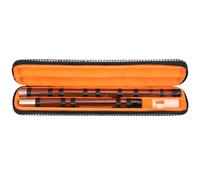 Fabater Flûte en Bambou Amer Instrument à Vent Traditionnel Chinois, Ensemble de Flûtes Professionnelles de 24,4 Pouces avec Joint en Laiton, Poèmes Gravés, Accessoires Complets pour les