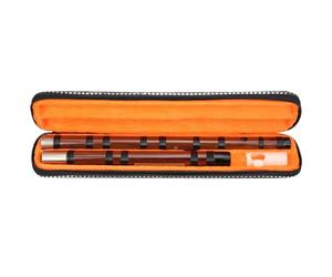 Fabater Flûte en Bambou Amer Instrument à Vent Traditionnel Chinois, Ensemble de Flûtes Professionnelles de 24,4 Pouces avec Joint en Laiton, Poèmes Gravés, Accessoires Complets pour les