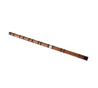 Fabater Flûte en Bambou, Flûte de Chine en Bambou Amer séché Pendant 5 Ans avec Son Net, Instrument Traditionnel Chinois en avec Connecteur en Laiton, Colle à Film, Nœud pour Adultes, Adolescents et