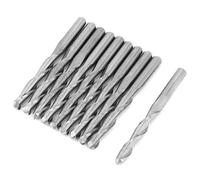 Fabater Fraise à Défoncer 2 Coupes, Queue de 3,175 Mm, Lame de 22 Mm, | Fraise en bout CNC, acier au tungstène, conception à 2 cannelures, pour le fraisage de fentes en bois, la découpe de trous
