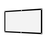 Fabater Grand écran de Projection Blanc Pliable avec Un Bord Noir, Qui sont Faciles à Installer pour Le Cinéma en Plein Air (60 Pouces)