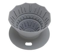 Fabater Guss porté sur le Filtre à Blessure en Silicone du Café Dripper Food Grade, Qui Est infusé pour les Brasseurs de Maison, un Filtre à café Robuste et Durable (GRAY)