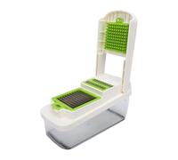 Fabater Hachoir à Légumes avec Récipient, aliments Manuel, Outil Pratique de Cuisine Domestique, Hachoir pour Oignons, Légumes, Râpe à Fromage, Gadgets de Cuisine Multifonctionnels