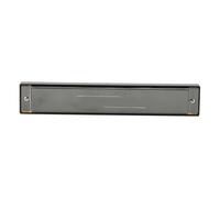 Fabater Harmonica, Orgue Diatonique 24 Trous avec Structure Stable et Hermétique, Harpe Professionnelle en Acier Inoxydable Noir avec Marques de Notes pour Débutants, Enfants, Apprenants,