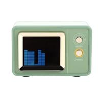 Fabater Haut-Parleur Bluetooth Rétro avec Affichage des Paroles, Mini Haut-Parleur sans Fil Portable Vintage pour Bureau en Extérieur, Cadeaux Rétro pour Femmes et Hommes