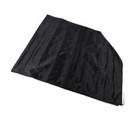 Fabater Housse de Chariot Durable pour 4 Passagers, Tissu Oxford Imperméable, Housse Anti-poussière pour Chariot de Club, 285 X 122 X 168 Cm, Noire pour Une Installation Facile
