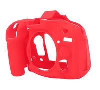Fabater Housse de Protection en Silicone pour Appareil Photo, Design Précis, Antidérapant, texturé, Léger, Portable pour Les Amateurs de Photographie D7200 (Rouge)