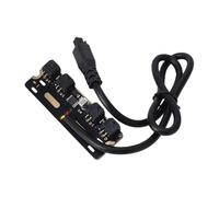 Fabater Hub d'extension d'imprimante 3D, Hub 4 Ports avec Double Protection 'Alimentation et Protection du Signal pour Système AMS Lite et Accessoires 'imprimante 3D Tiers