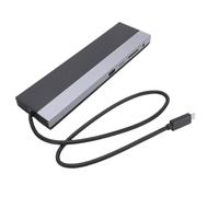 Fabater Hub USB C, Triple écran 4K, Station d'accueil de Charge PD 100 W, Adaptateur Multiport avec Conception en Aluminium Gigabit Ethernet pour Ordinateur Portable