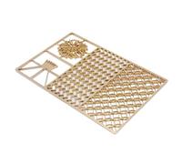 Fabater Ice Design Tray Copper Custom Ice Cube Impriner pour Cocktails Whisky Bourbon Lovers Home Fêtes (C04)