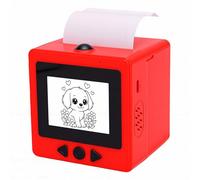 Fabater Imprimante Vocale Intelligente AI, Mini Imprimantes Thermiques Bluetooth WiFi avec écran D'affichage de 2,4 Pouces, Boîte D'imprimante D'autocollants AI
