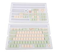 Fabater Jeu de Capuchons de Touches de Clavier Mécanique PBT, 112 Touches, Conception Colorée Durable pour Les Passionnés et Les Joueurs, Hauteur MCA de 9mm