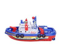 Fabater Jouet Bateau de Pompiers, Pulvérisation Automatique d'eau, | Navire de sauvetage marin, plastique, sirène simulée, effets d\'éclairage, jeu de piscine dans la baignoire, garçons et