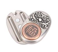 Fabater Jouet Coulissant Compact pour Soulager Le Stress en Métal, Jouet Coulissant Léger pour Se Détendre en Déplacement, Pratique pour Stimuler Les Conversations, Curseur Mécanique pour la Gare.