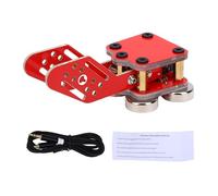 Fabater Keyer Magnétique CW Portable pour Un Apprentissage Efficace du Code Morse, clé à Double Palette Réactive pour Radio Amateur, Interface pour Une connectivité Pratique, adapté aux