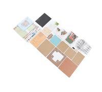 Fabater Kit de Maison de Poupée Miniature DIY, Jouet de Puzzle Fait à la Main à l'échelle 1:24 avec Lumière LED et Accessoires, Kit de Puzzle de Maison de Poupée en Tilleul pour la Décoration de la,