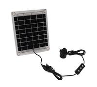 Fabater Kit de Pompe de Puits Solaire 12 V CC, avec Panneau Solaire 20 W, Pompe à Eau Submersible, Pompe de Puits Portable pour Fontaine, Puits Profonds, Irrigation