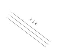 Fabater Kit de Remplacement d'aiguille de Buse d'aérographe de 0,4 Mm, 3 Ensembles 'aiguilles et de Buses de Pistolet de Pulvérisation en Acier Inoxydable pour la Plupart des Modèles