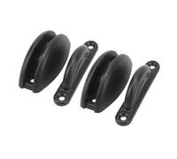 Fabater Kit de Retenue de Porte de Camping-Car, Support de Retenue de Porte en Nylon en Forme d'arc pour Camping-Car, Remorque, Limiteur de Butée de de sécurisé et Fiable pour Une sécurité (Black)