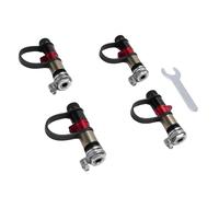 Fabater Kit de Valve de Dégonflage de Pneus, Dégonflage Rapide, Arrêt Automatique, Dégonfleur de Pneus Tout-Terrain pour Terrains Rocheux et Enneigés, Alliage D'aluminium