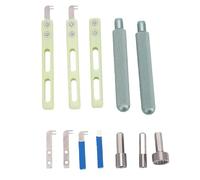 Fabater Kit D'outils de Réparation de Montre, Ensemble D'outils de Remplacement de Batterie de Montre Professionnel et de Retrait de Maillons avec 5 Poignées et 7 Composants