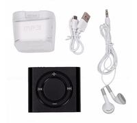 Fabater Lecteur MP3, Lecteur de Musique HiFi Portable avec Haut-Parleur et Son Surround 3D, 18 Heures de Lecture, Prend en Charge MP3 FLAC Ape WAV, étendu jusqu'à 64 Go (Black)