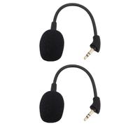 Fabater Lot de 2 Microphones Détachables pour Casque de Jeu Cloud Mix, Housse en Mousse pour Protection avec Prise 3,5 Mm
