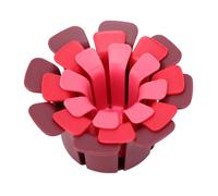 Fabater Lot de 6 -Fruits, 3 Tailles, Support Multifonctionnel pour Trancher les Oignons, Outil de Portable de Cuisine pour Fruits Ronds, Légumes, Citron, Fraise, Hachoir à Légumes