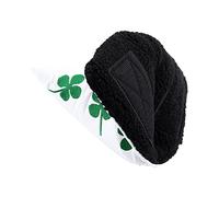 Fabater Lucky Four Leaf Clover Housse de Putter de en Cuir PU de qualité Supérieure pour Putters à Lame, Imperméable et Durable pour Les Activités de (White)