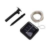 Fabater Lumière de Corde Solaire Réglable de 300 LED, Lumière de Corde Actionnée Solaire Résistante aux Intempéries pour le Décor de Fête de Piscine de Patio