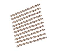 Fabater M35 Bit de Machine à Forage High Harden Set pour les Alésages en Acier Inoxydable 10pcs 1,0-5,0 Mm HSS-Co Force pour les Métalliques (3,5 mm)