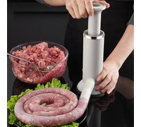 Fabater Machine de Remplissage de Saucisses Manuelle Verticale en Acier Inoxydable pour la Viande, les Crevettes, le Porc - Outil de Fabrication de Saucisses Fait Maison Facile