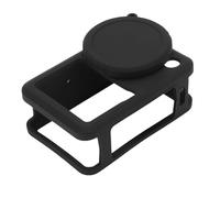 Fabater Manchon de Protection en Silicone pour Caméra d'action, Housse Légère avec Dragonne et Corde de Suspension pour Action 6 (Black)