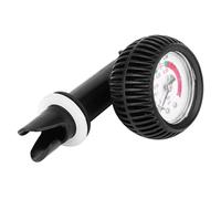 Fabater Manomètre de Pression d'air pour Pompe de Planche de Surf de Bateau de Kayak Gonflable, Baromètre de sécurité 0-5 PSI avec Adaptateur de Tuyau en Silicone, Jauge Résistante à la Corrosion