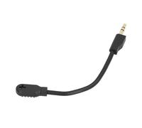 Fabater Micro de Jeu de Remplacement avec Housse en Mousse Antibruit, Perche de Microphone Amovible de 3,5 Mm pour Casque de Jeu sans Fil, Micro Omnidirectionnel Plug & Play