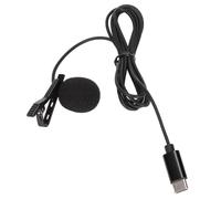 Fabater Microphone Lavalier de Type C avec Suppression Intelligente du Bruit, Micro Cravate Filaire Omnidirectionnel pour Enregistrement karaoké, Streaming en Direct, Enregistrement Vidéo - 4,9 Pieds