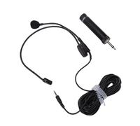 Fabater Microphone pour Casque, Perche Filaire Flexible de 3,5 Mm avec Câble de 1,2 M, Micro à Perche Réglable Léger pour Amplificateur de Voix Chant Discours Présentation