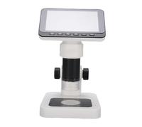Fabater Microscope électronique Portable avec écran de 4,5 Pouces et Lumières LED de 12 MP 8 pour Une visibilité Claire. Utilisez Une élargissement Numérique Durable pour des Scènes Multiples (Black)