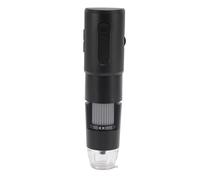 Fabater Microscope Numérique sans Fil 50X-1000X 640x480 HD WiFi USB, Caméra avec 8 Lumières LED, Microscope Portable Rechargeable pour l'observation des Enfants et des Adultes
