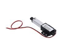 Fabater Mini Actionneur Linéaire DC 12 V, Course de 30 Mm, Actionneur de Mouvement Linéaire électrique à Faible Bruit avec Tige à Vis en T, Protection contre les Courts-circuits, Interrupteur de Fin