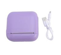 Fabater Mini Imprimante Thermique sans Encre, Imprimantes de Poche Portables, pour Notes, Bricolage, Billets, Photos, Mémos, études, Impression de Mauvaises Questions (Purple)