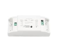 Fabater Mini Relais Intelligent WiFi Switch 8 Groupes de Tâches de Synchronisation V0 Ignifuge Smart Life App Télécommande Module d'éclairage sans Fil, Commutateur de Relais WiFi Intelligent pour la