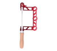 Fabater Mini Scie à Main pour le Travail du Bois, en Forme de U, avec Manche en Bois, pour le Traitement des Métaux des Bijoutiers, Scie de Précision de 6 Pouces pour la Coupe du, du Plastique et