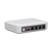 Fabater Mini UPS, Alimentation sans Interruption 6000 MAh avec Sortie de Tension Multiple 5V 9V 12V et Indicateur LED, Alimentation de Secours par Batterie UPS (Prise UE)
