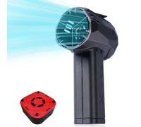 Fabater Mini Ventilateur Turbo Jet Pro X64, Ventilateur Violent de la Voiture 750W de 64 Mm, Poussée de 1 500 G, Vitesse du Vent de 350 Km/h, Souffleuse à Feuilles sans Fil 16 000 MAh