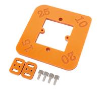 Fabater Modèle de Rayon D'Angle Rond du Travail du Bois Strong Positionnement Tool pour Routeur-Stisch Mig, adapté à R10 R20 R20 R25 Angle, Board de Synthèse de la Prévention de L'usure, Gagnez du