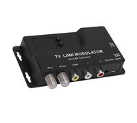 Fabater Modulateur Convertisseur AV vers RF pour Transmission de Signal Longue Distance, Puissant Support NTSC et PAL, Parfait pour Les Caméras de sécurité et Les Projecteurs, Construction Durable